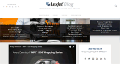 Desktop Screenshot of blog.lexjet.com